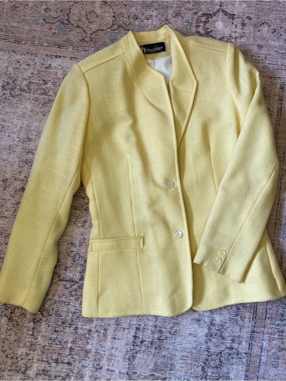 Vintage, yellow blazer - Picture 1 of 9